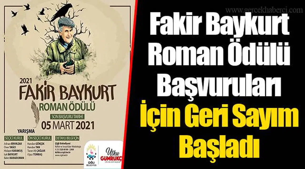 Fakir Baykurt Roman Ödülü Başvuruları İçin Geri Sayım Başladı