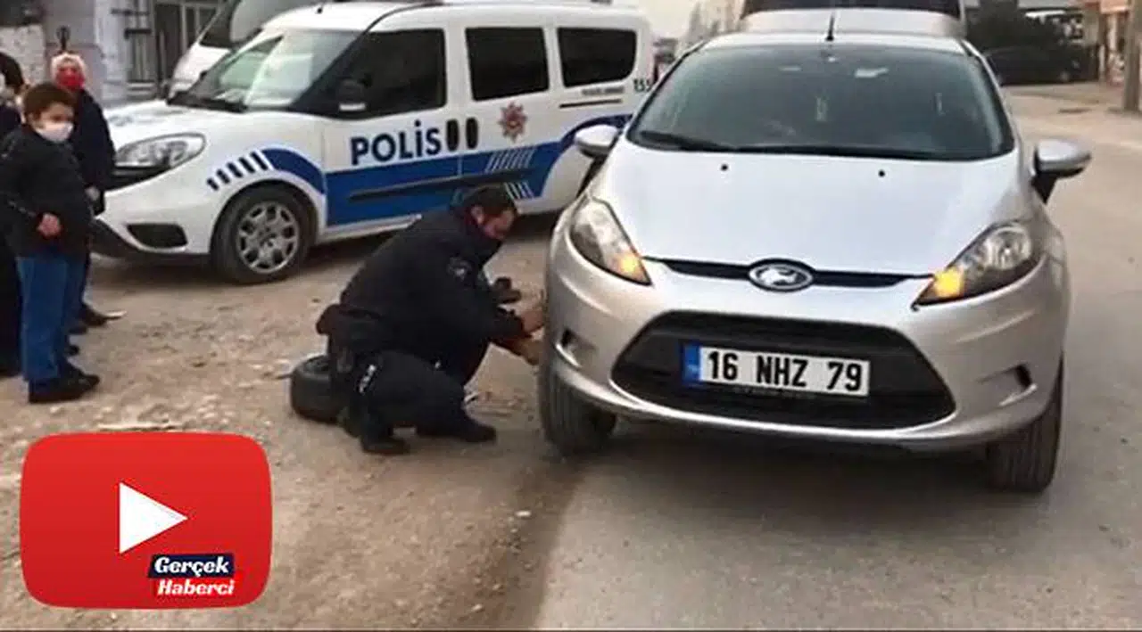 İnegöl polisi alkışı hak etti... Bu kez ceza kesmediler