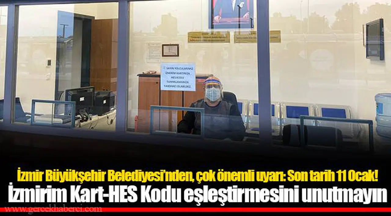 İzmir Büyükşehir Belediyesi’nden, çok önemli uyarı: Son tarih 11 Ocak!