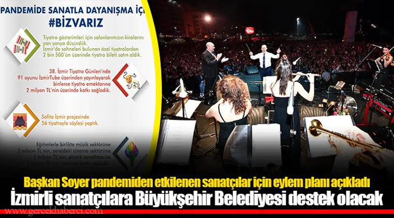 İzmirli sanatçılara Büyükşehir Belediyesi destek olacak