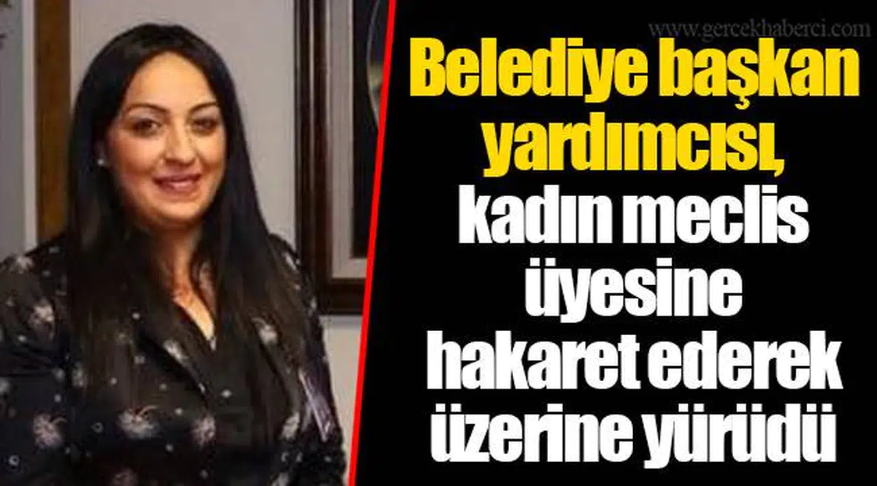 Belediye başkan yardımcısı, kadın meclis üyesine hakaret ederek üzerine yürüdü