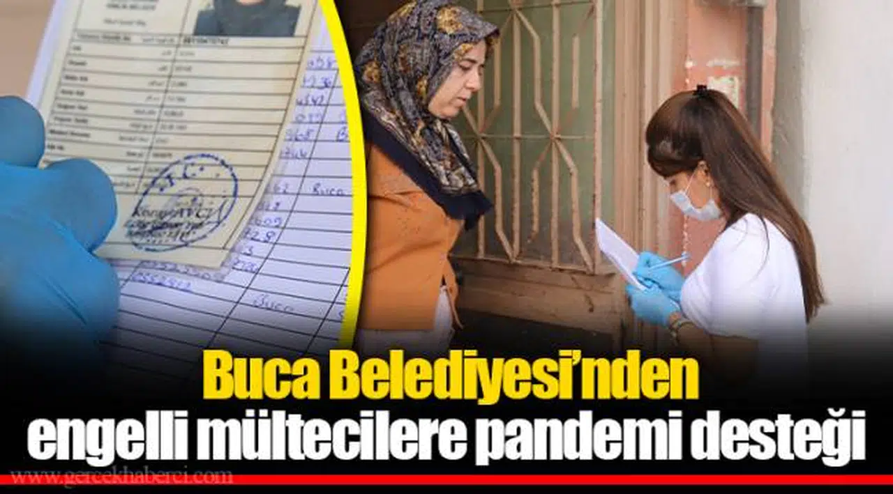 Buca Belediyesi’nden engelli mültecilere pandemi desteği