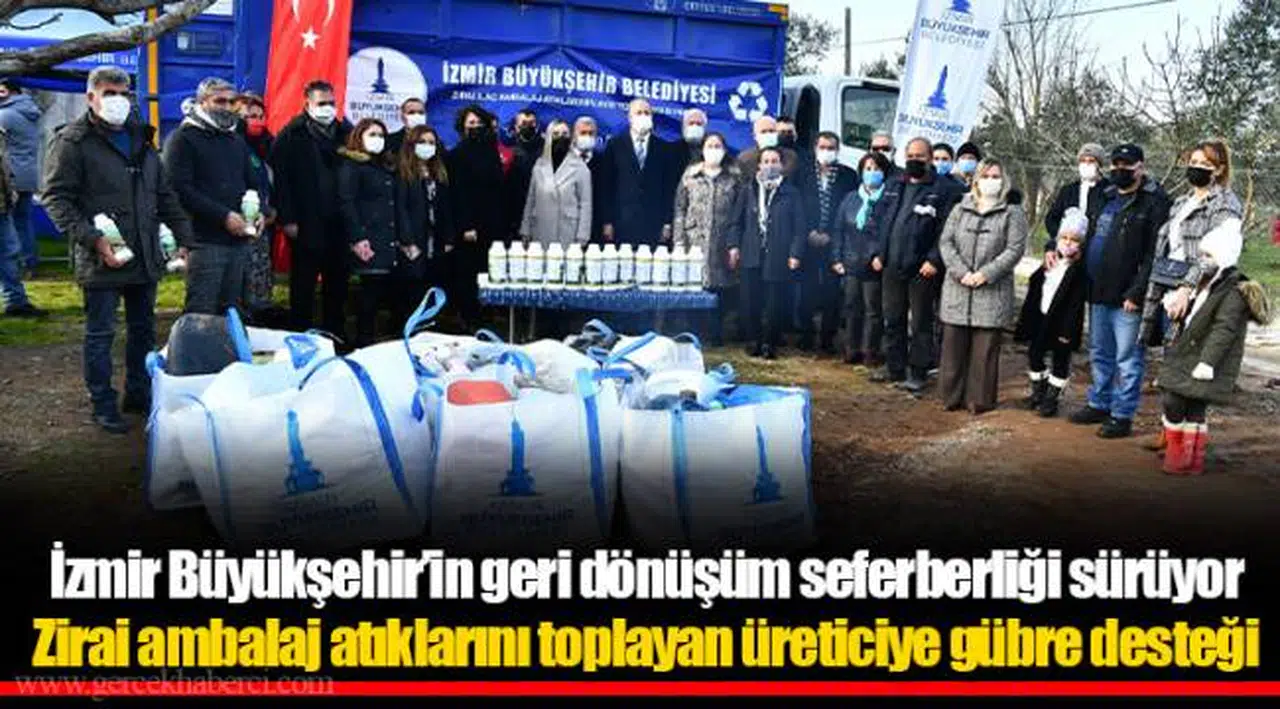 İzmir Büyükşehir’in geri dönüşüm seferberliği sürüyor