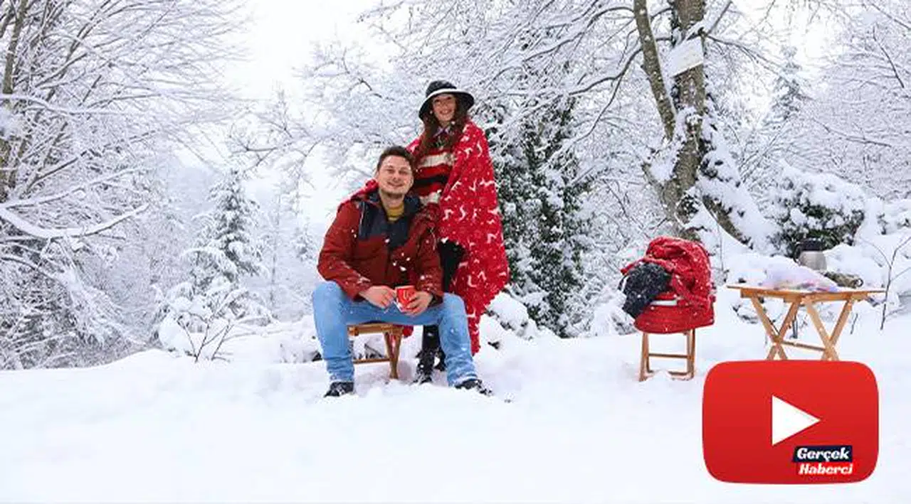 Kartepe karla şenlenince vatandaşların akınına uğradı