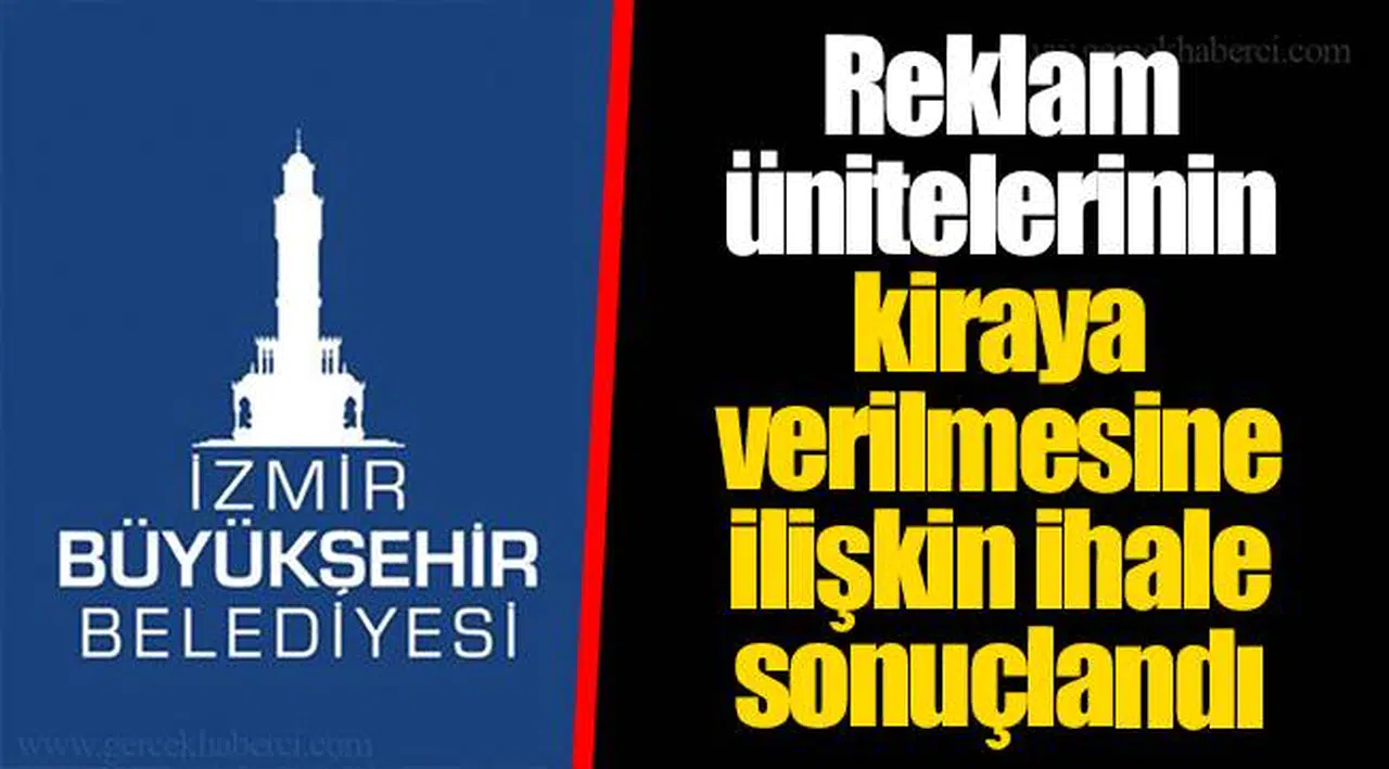 Reklam ünitelerinin kiraya verilmesine ilişkin ihale sonuçlandı
