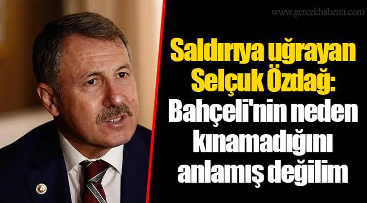 Saldırıya uğrayan Selçuk Özdağ: Bahçeli'nin neden kınamadığını anlamış değilim
