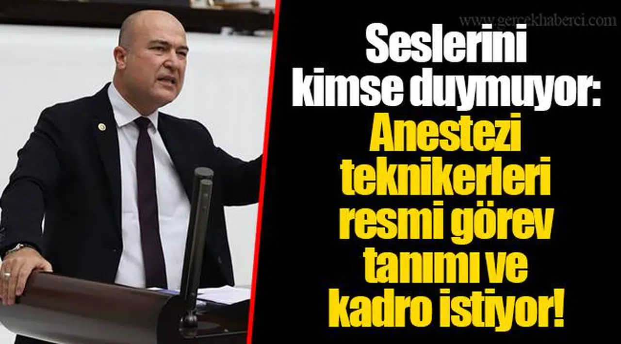Seslerini kimse duymuyor: Anestezi teknikerleri resmi görev tanımı ve kadro istiyor!