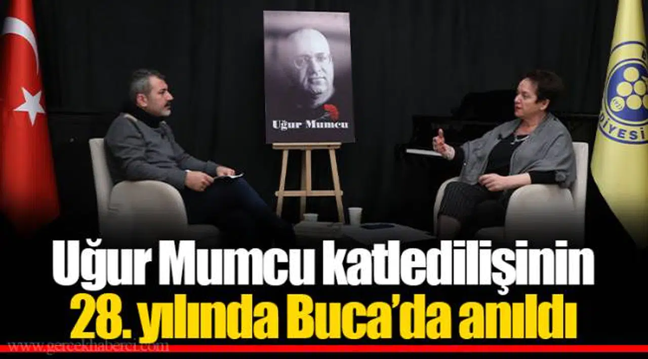 ​​​​​​​Uğur Mumcu katledilişinin 28. yılında Buca’da anıldı