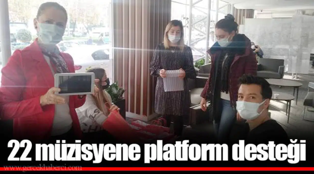 22 müzisyene platform desteği