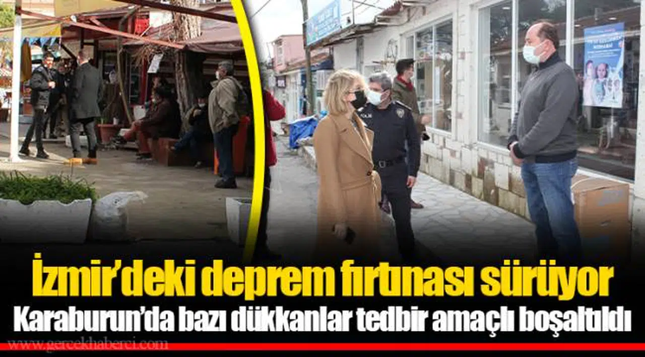 İzmir’deki deprem fırtınası sürüyor