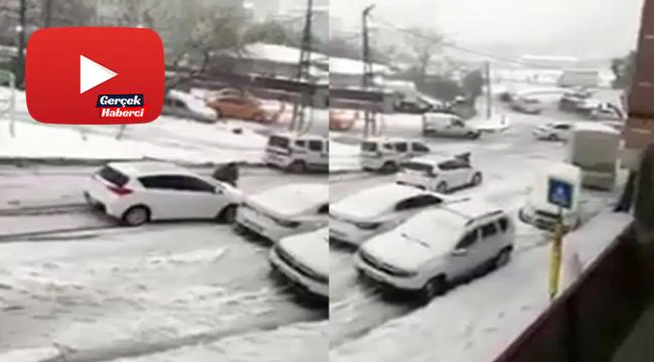 Kayan aracını durdurmak için önüne atladı