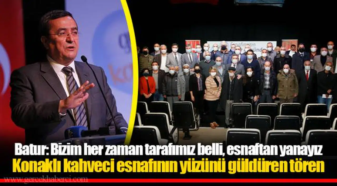 ​​​​​​​Konaklı kahveci esnafının yüzünü güldüren tören