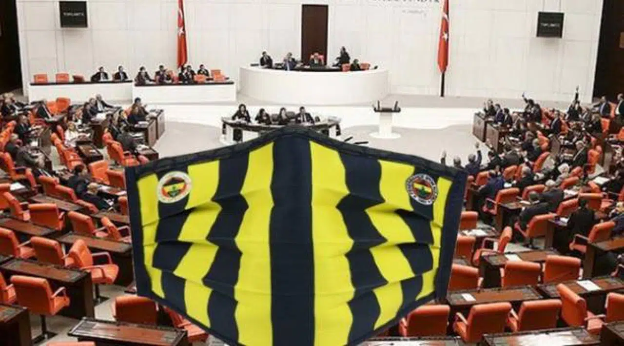 Meclis’te “Fenerbahçe” logolu maskeye engelleme