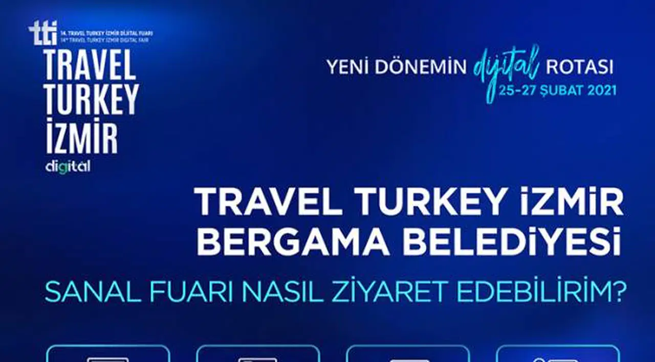 Türkiye’nin ilk sanal fuarında Bergama yerini aldı