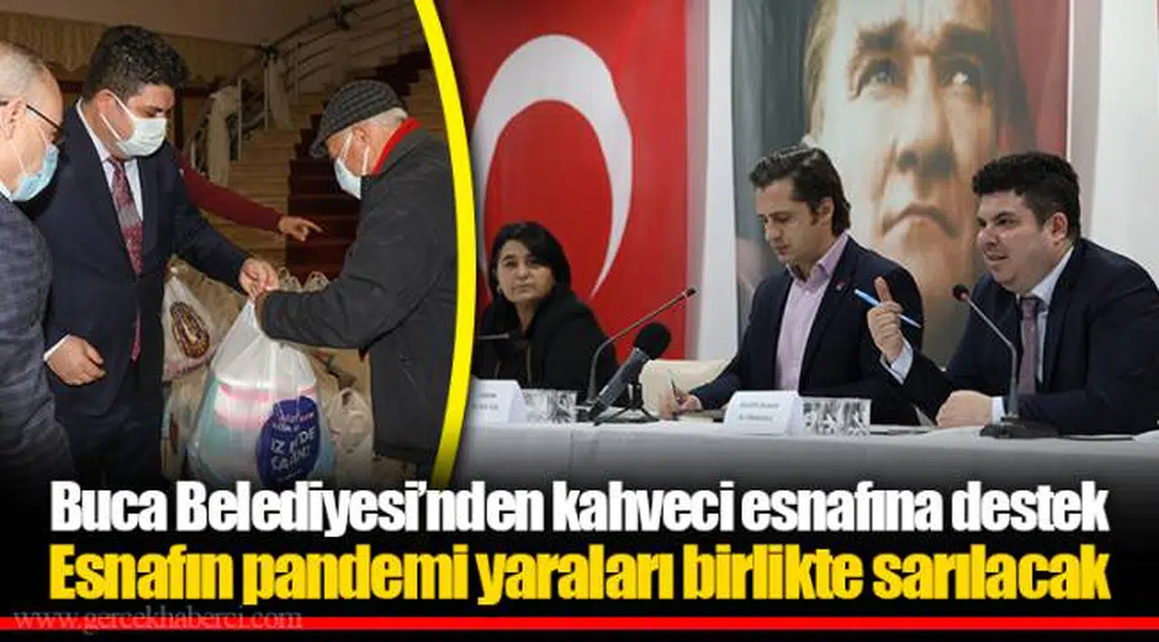 Buca Belediyesi’nden kahveci esnafına destek 