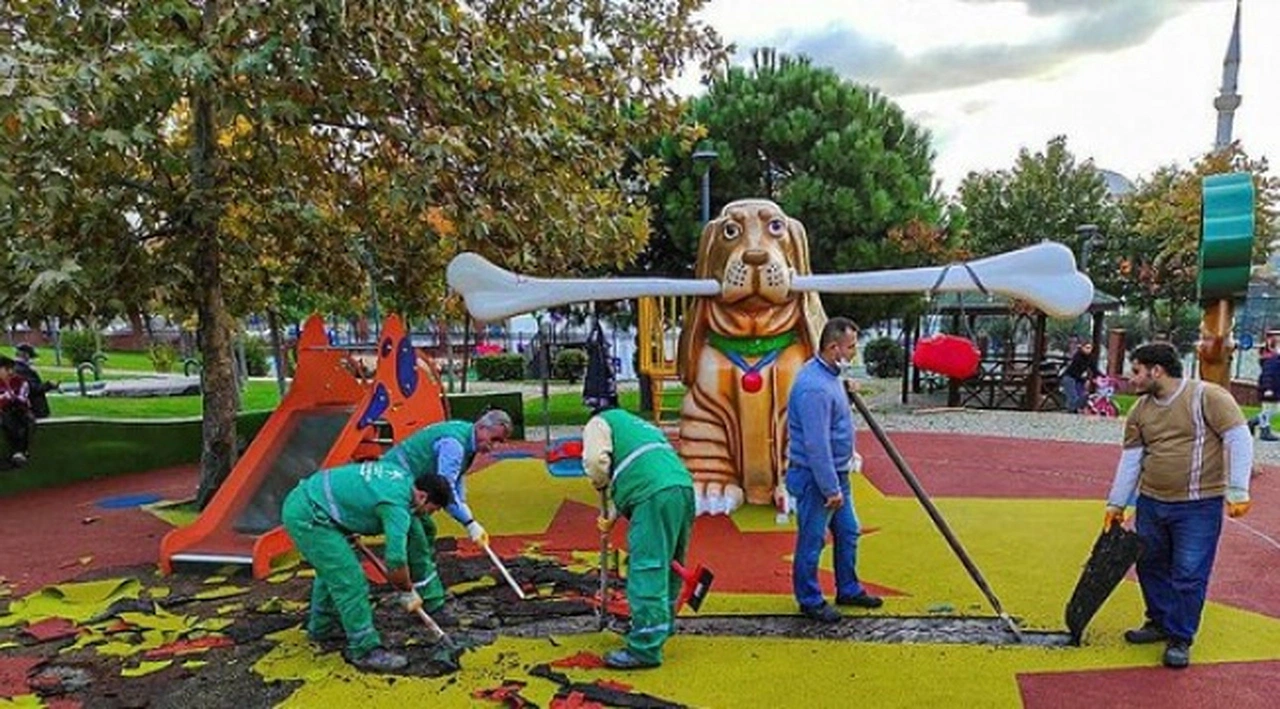 “Çocuk parkında PKK renkleri kullanıldığı” gerekçesiyle açılan soruşturma tamamlandı