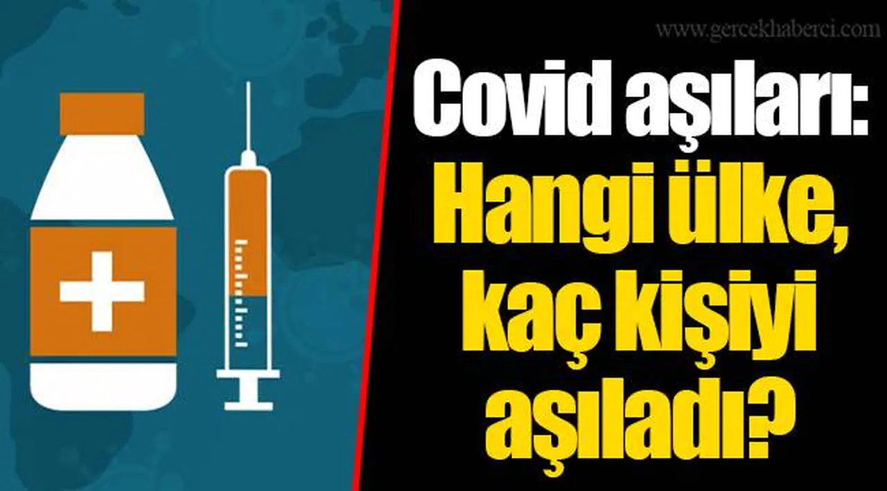 Covid aşıları: Hangi ülke, kaç kişiyi aşıladı?