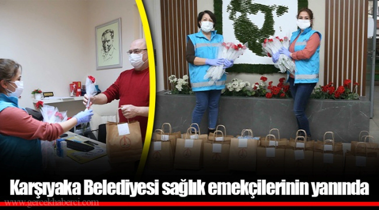 Karşıyaka Belediyesi sağlık emekçilerinin yanında