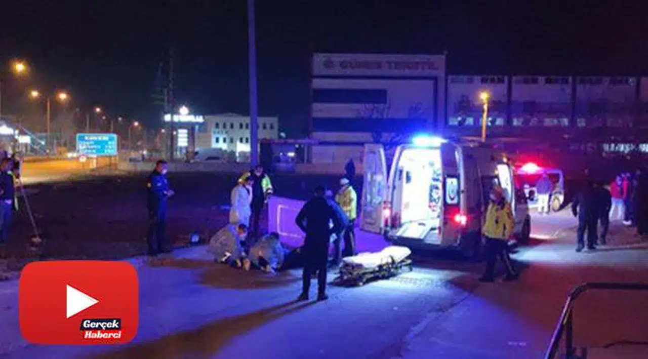 Moto kuryenin hayatını kaybettiği feci kaza kamerada