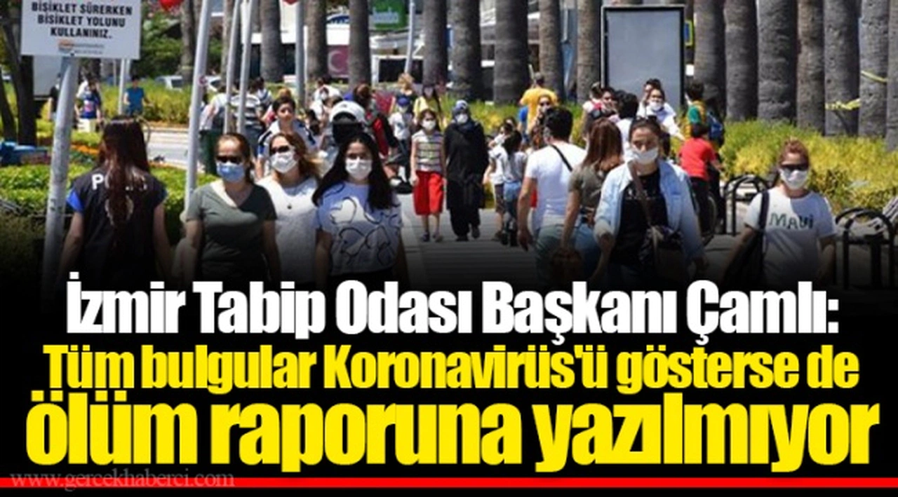 İzmir Tabip Odası Başkanı Çamlı: Tüm bulgular Koronavirüs'ü gösterse de ölüm raporuna yazılmıyor