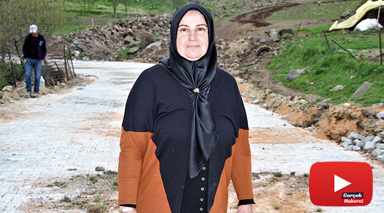 Köyün gelini, her soruna el attı, virüsü de köye sokmadı