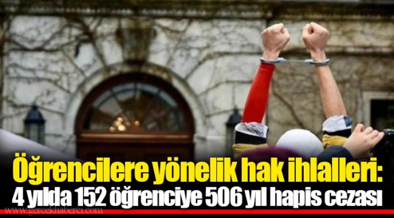 Öğrencilere yönelik hak ihlalleri: 4 yılda 152 öğrenciye 506 yıl hapis cezası
