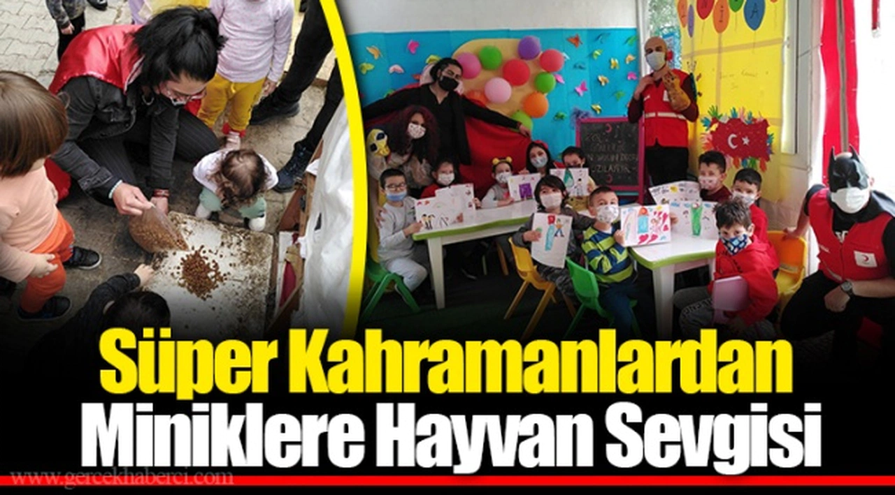 Süper Kahramanlardan Miniklere Hayvan Sevgisi