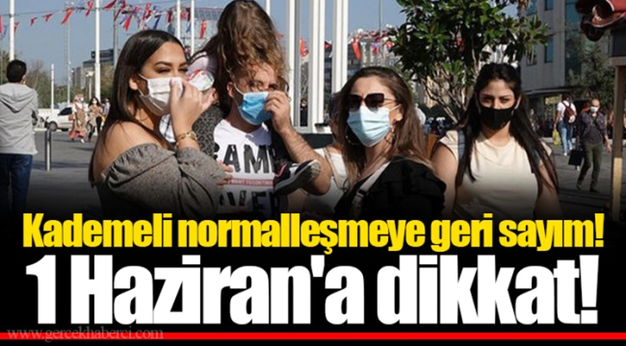 Kademeli normalleşmeye geri sayım! 1 Haziran'a dikkat!