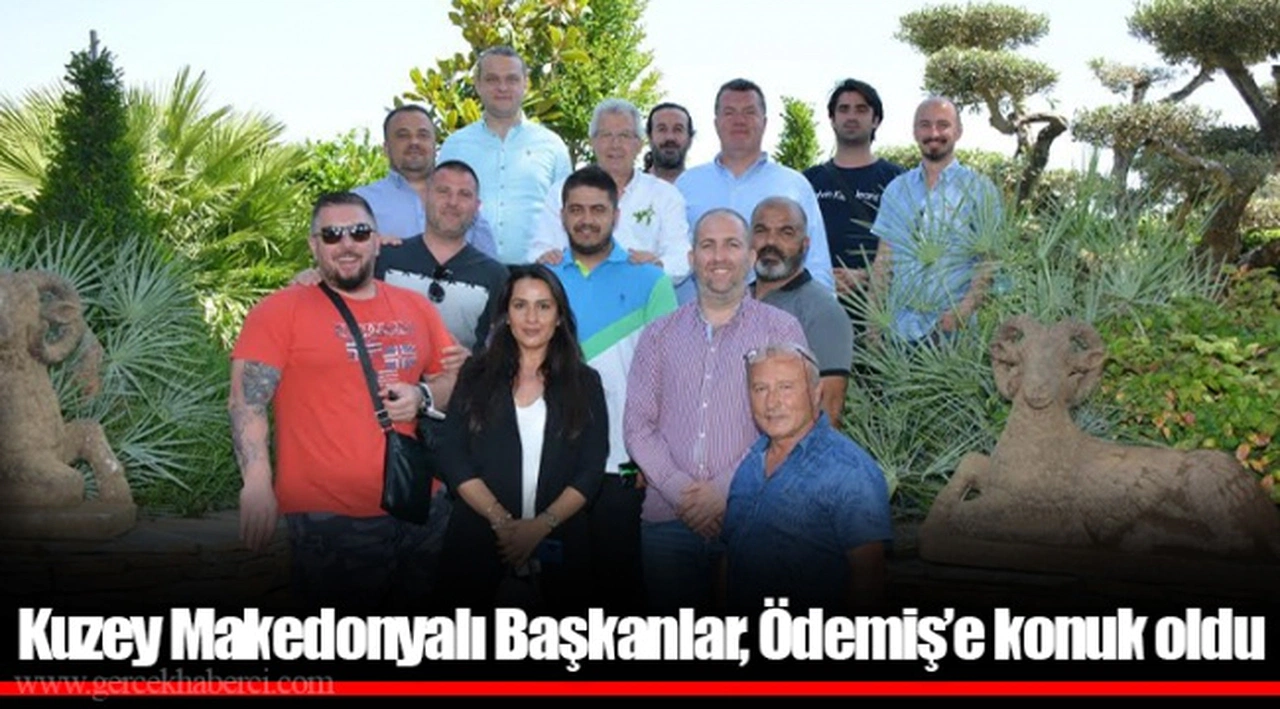 Kuzey Makedonyalı Başkanlar, Ödemiş’e konuk oldu 