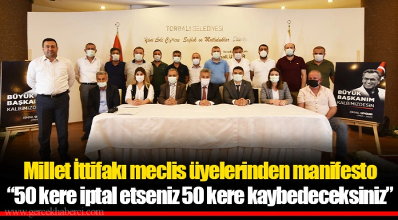 Millet İttifakı meclis üyelerinden manifesto