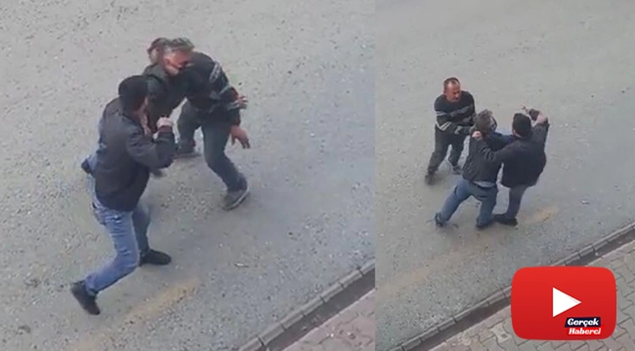Sancaktepe’de yol verme kavgası: Tekme ve yumruklar havada uçuştu