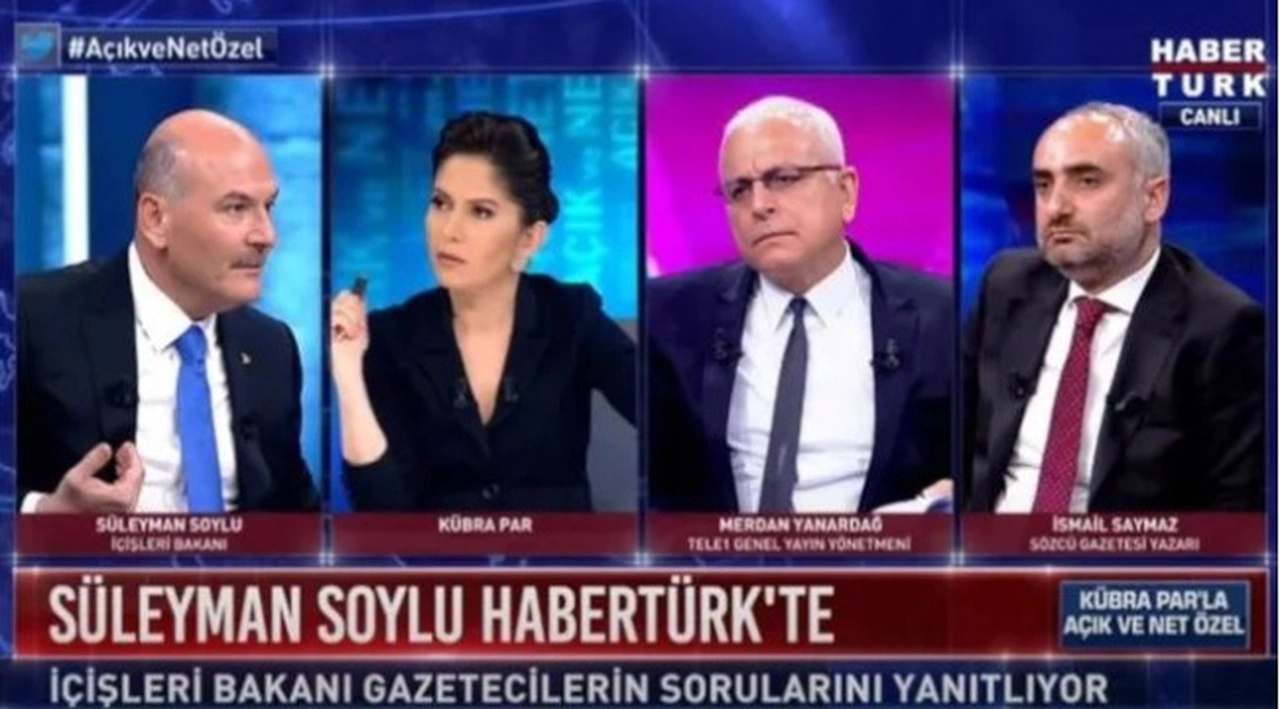 Saymaz: Reklam arasında Soylu'ya sorulara cevap vermediğini söyledim. Döne döne aynı soruları sormak zorunda kaldım