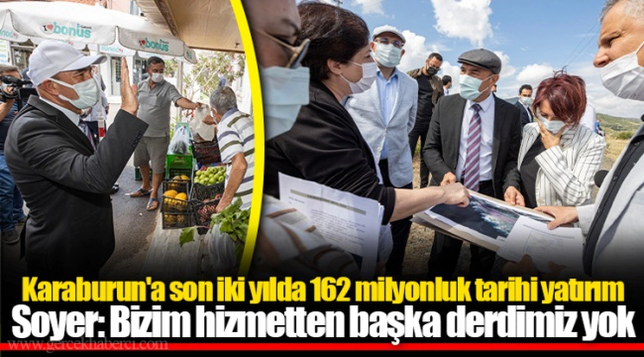 Soyer: Bizim hizmetten başka derdimiz yok