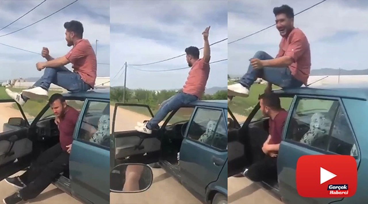 Trafikte dehşete düşüren görüntü