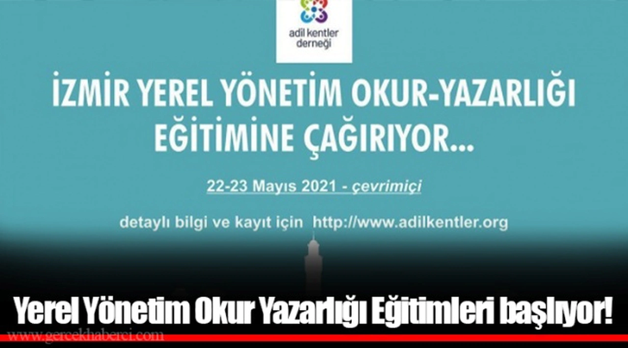 Yerel Yönetim Okur Yazarlığı Eğitimleri başlıyor!