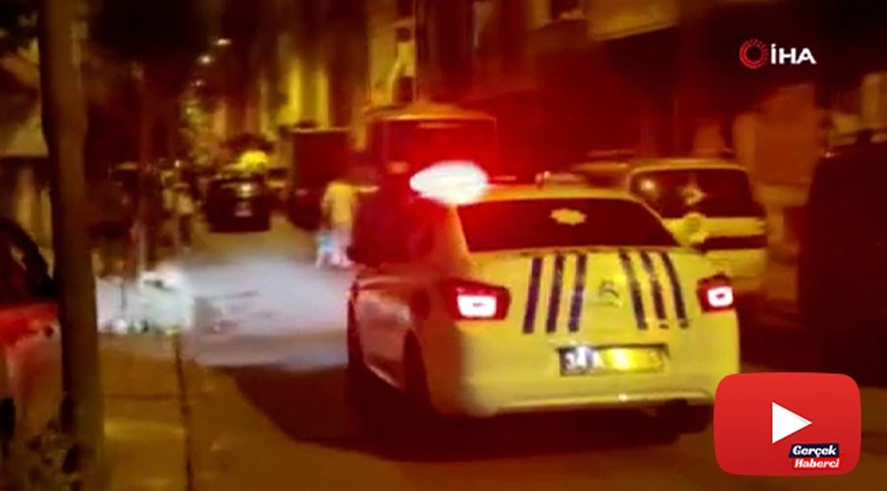 Asker konvoyunu polis ekipleri anons yaparak dağıttı
