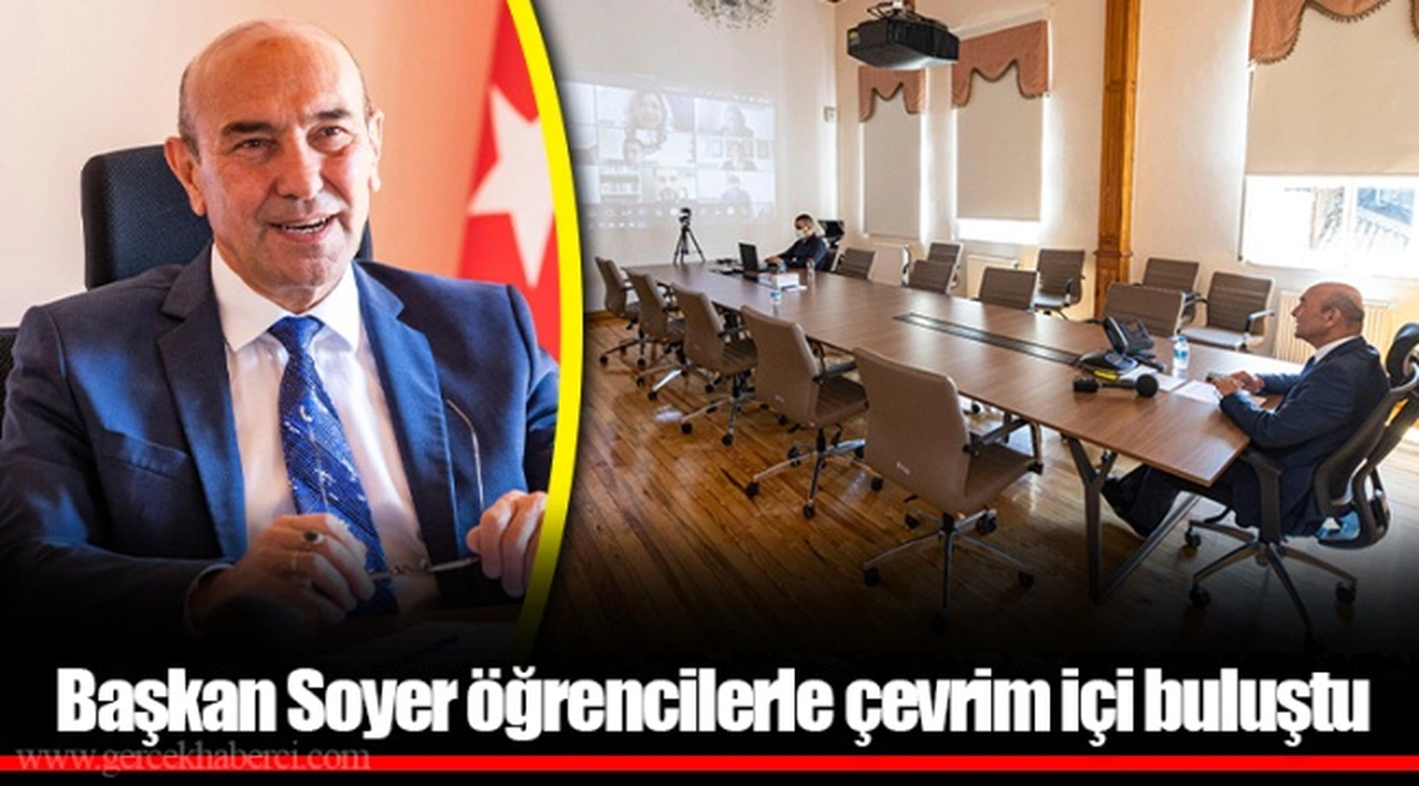 Başkan Soyer öğrencilerle çevrim içi buluştu