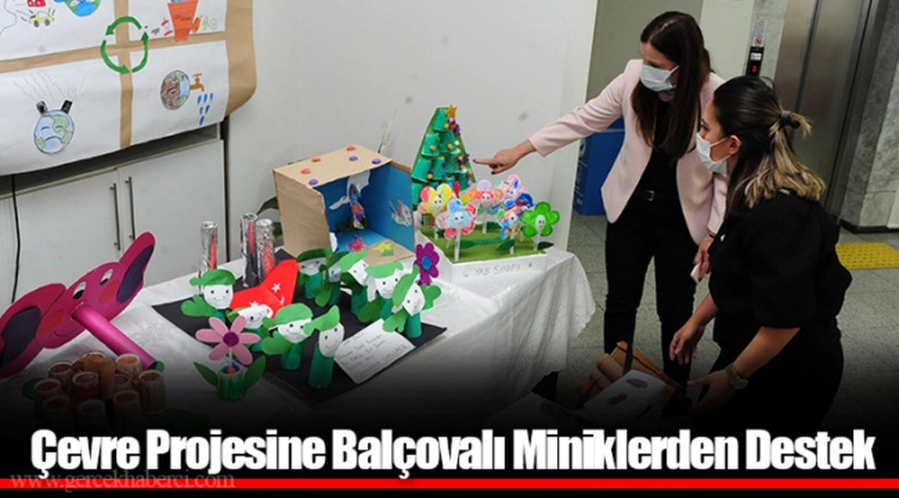 Çevre Projesine Balçovalı Miniklerden Destek