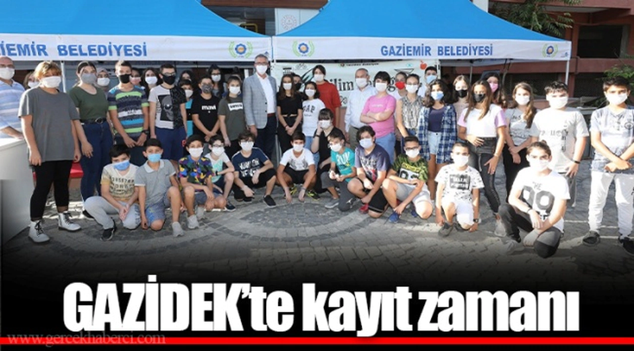 GAZİDEK’te kayıt zamanı