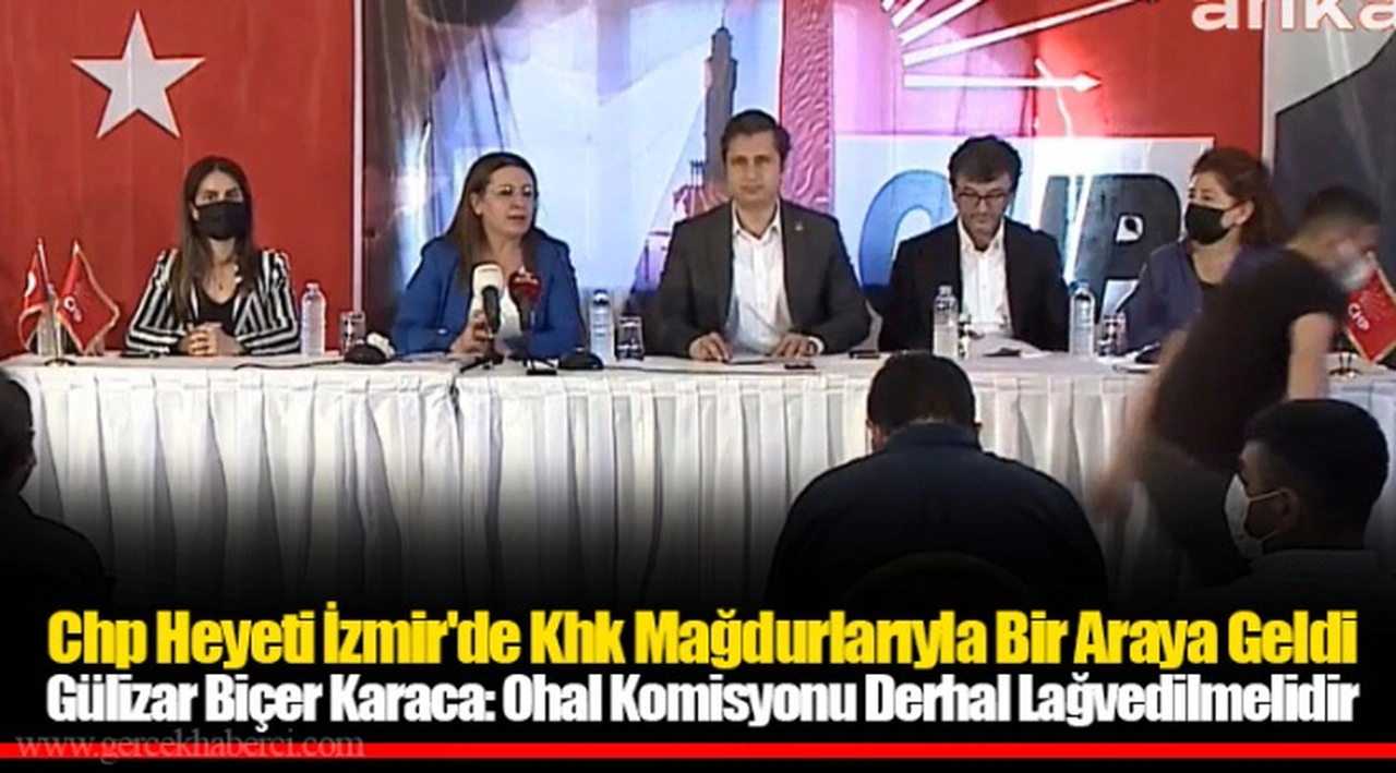 Gülizar Biçer Karaca: Ohal Komisyonu Derhal Lağvedilmelidir