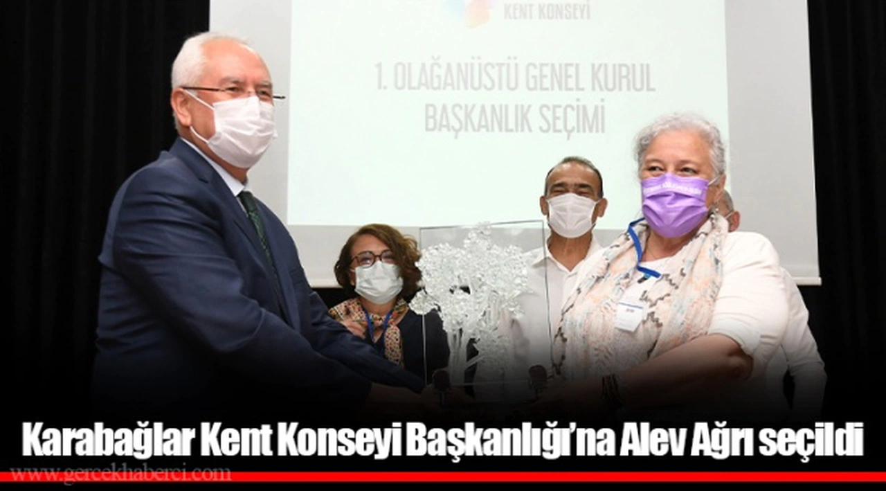 Karabağlar Kent Konseyi Başkanlığı’na Alev Ağrı seçildi