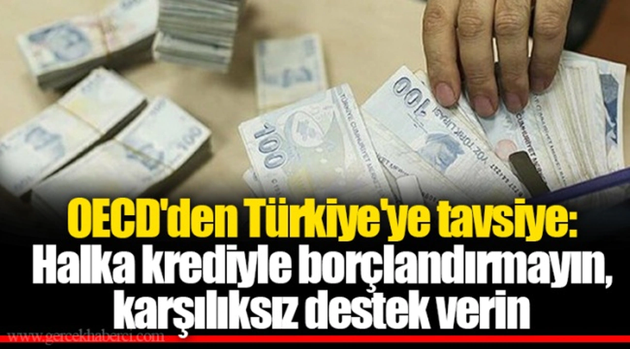 OECD'den Türkiye'ye tavsiye: Halka krediyle borçlandırmayın, karşılıksız destek verin