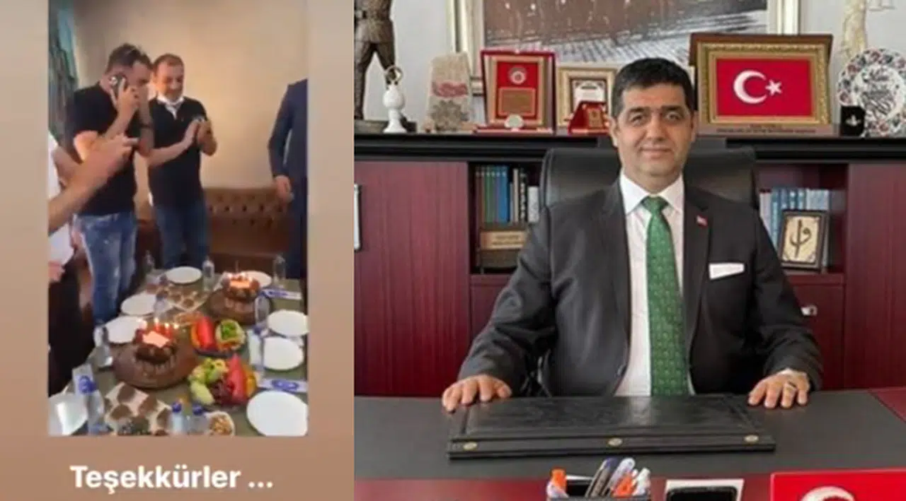 Videoyu CHP'li Başarır paylaştı: "Esat Toklu patronunun mahkemesinden önce, doğum günü partisine katılıyor"