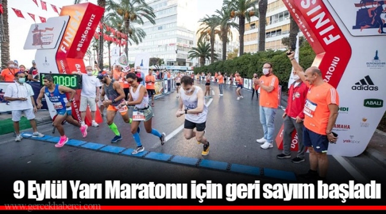 9 Eylül Yarı Maratonu için geri sayım başladı