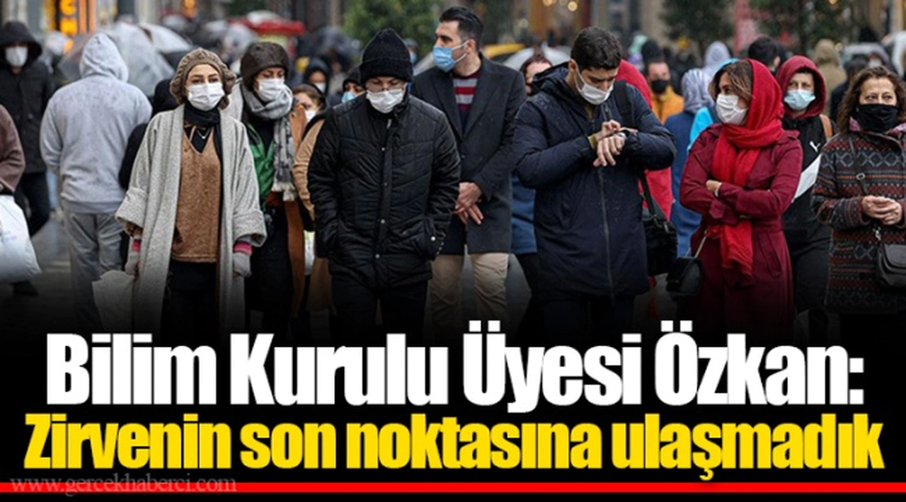 Bilim Kurulu Üyesi Özkan: Zirvenin son noktasına ulaşmadık
