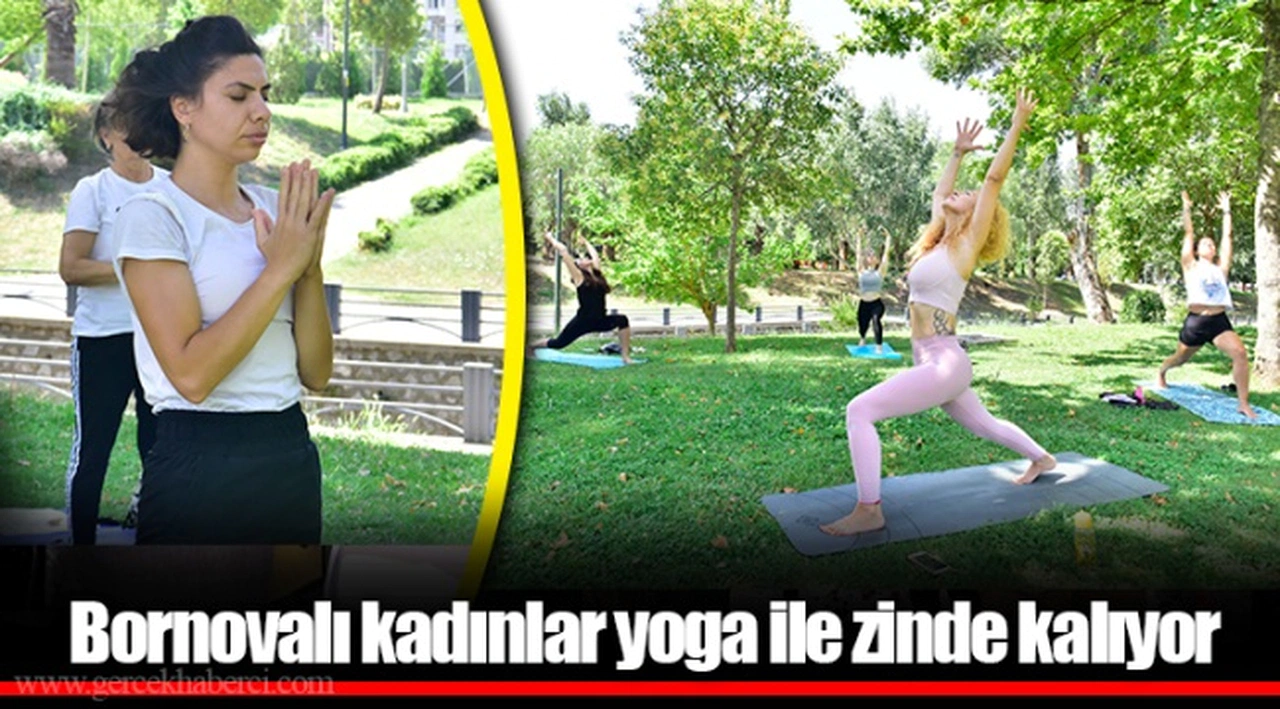 Bornovalı kadınlar yoga ile zinde kalıyor