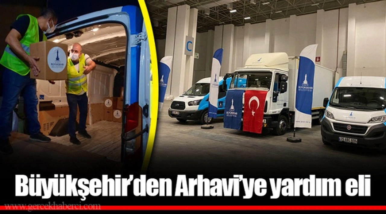 Büyükşehir’den Arhavi’ye yardım eli