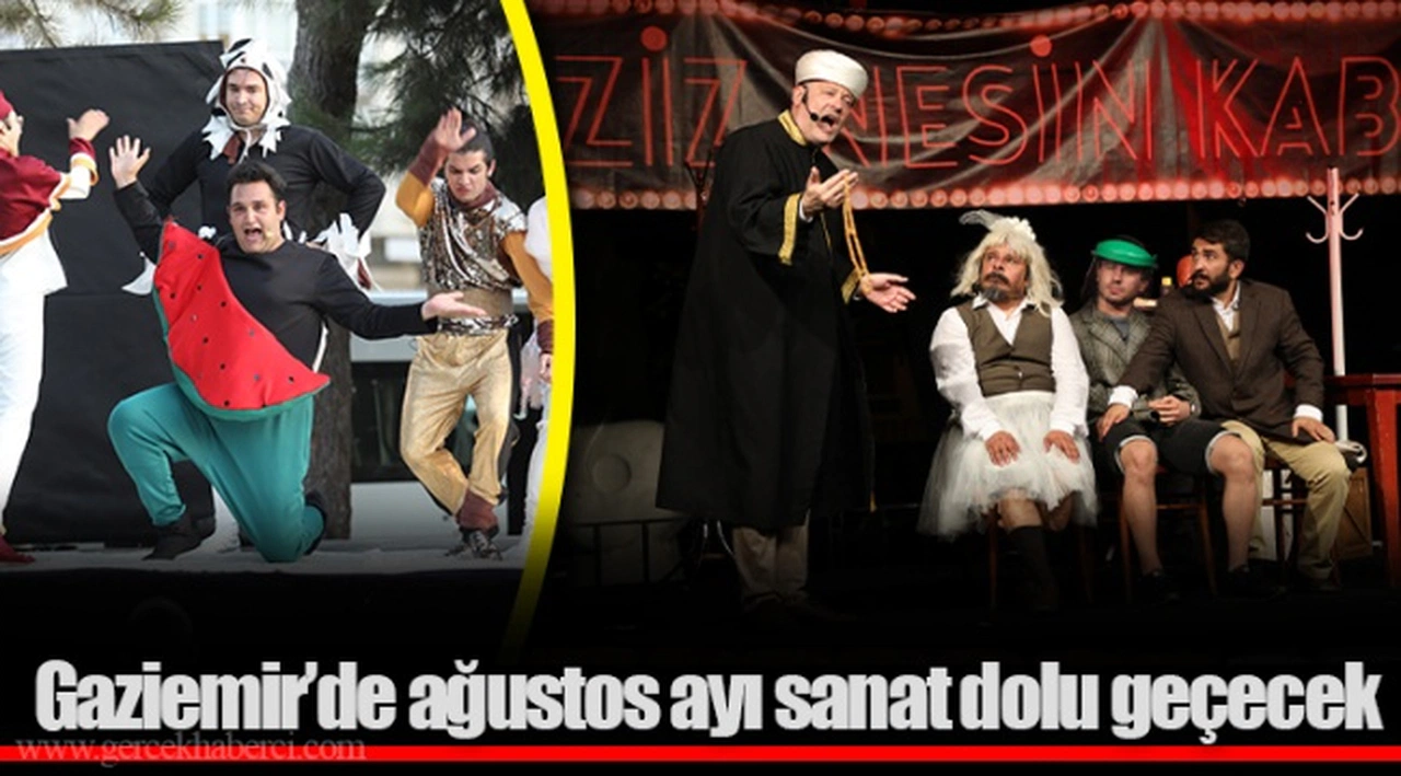 Gaziemir’de ağustos ayı sanat dolu geçecek