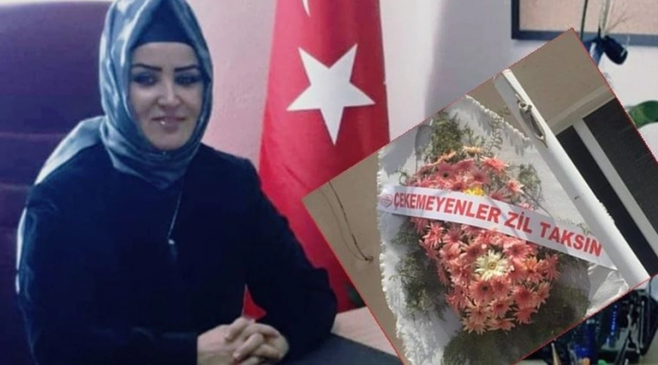 İlçe Sağlık Müdürlüğü'ne atandı, "Çekemeyenler zil taksın" yazılı çelenk geldi!