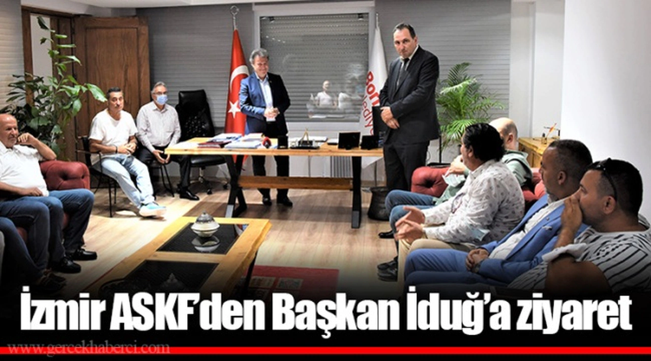 İzmir ASKF’den Başkan İduğ’a ziyaret